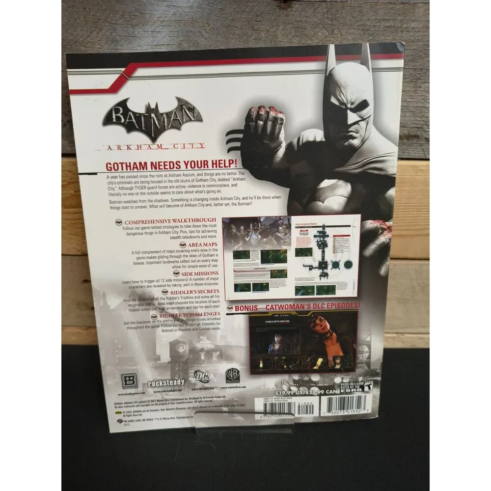 Batman Arkham City Brady Games Signature Series Guide 752073013523